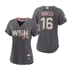 Women's Washington Nationals Victor Robles Gray 2022 City Connect Replica Jersey