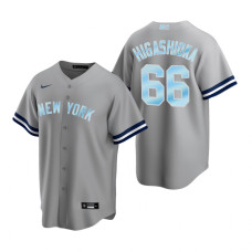 New York Yankees Kyle Higashioka Gift Replica Gray 2022 Father's Day Jersey