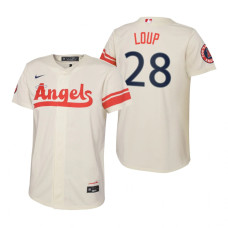 Youth Los Angeles Angels Aaron Loup Cream 2022 City Connect Replica Jersey