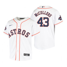 Youth Houston Astros Lance McCullers White 2022 World Series Champions Replica Jersey