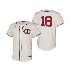 Youth Chicago Cubs Frank Schwindel Cream Replica Jersey 2022 Field of Dreams