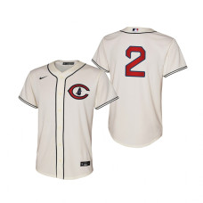 Youth Chicago Cubs Nico Hoerner Cream Replica Jersey 2022 Field of Dreams