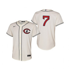 Youth Chicago Cubs Yan Gomes Cream Replica Jersey 2022 Field of Dreams