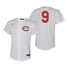 Youth Cincinnati Reds Mike Moustakas White Replica Jersey 2022 Field of Dreams