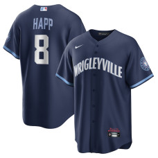 Chicago Cubs Ian Happ Nike Navy City Connect Replica Player Jersey - Mans