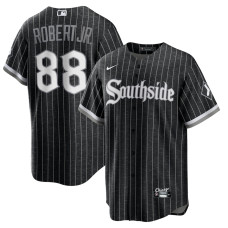 Chicago White Sox Luis Robert Nike Black City Connect Replica Player Jersey - Mans