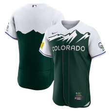 Colorado Rockies Nike Green 2022 City Connect Authentic Team Jersey - Mans