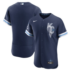 Kansas City Royals Nike Navy 2022 City Connect Authentic Jersey - Mans