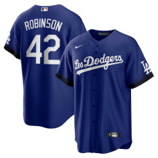 Los Angeles Dodgers Jackie Robinson Nike Royal City Connect Replica Player Jersey - Mans
