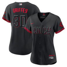 Cincinnati Reds Ken Griffey Jr. Nike Black 2023 City Connect Replica Player Jersey - Womans