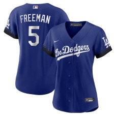 Los Angeles Dodgers Freddie Freeman Nike Royal City Connect Replica Player Jersey - Womans