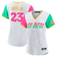San Diego Padres Fernando Tatis Jr. Nike White 2022 City Connect Replica Player Jersey - Womans
