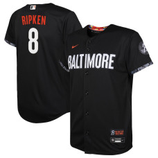 Baltimore Orioles Cal Ripken Nike Black 2023 City Connect Replica Player Jersey - Youth Boys