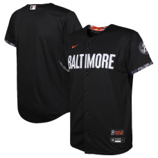 Baltimore Orioles  Nike Black 2023 City Connect Replica Jersey - Youth Boys
