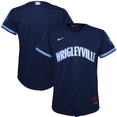 Chicago Cubs Nike Navy City Connect Replica Jersey - Youth Boys