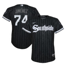 Chicago White Sox Eloy Jimenez Nike Black City Connect Replica Player Jersey - Youth Boys
