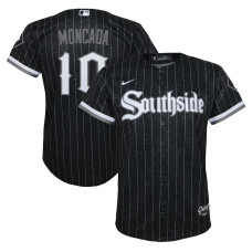 Chicago White Sox Yoan Moncada Nike Black City Connect Replica Player Jersey - Youth Boys