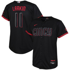 Cincinnati Reds Barry Larkin Nike Black 2023 City Connect Replica Player Jersey - Youth Boys