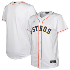 Houston Astros  Nike White/Gold 2023 Gold Collection Replica Jersey - Youth Boys