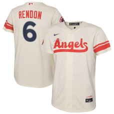 Los Angeles Angels Anthony Rendon Nike Cream 2022 City Connect Replica Player Jersey - Youth Boys
