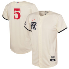 Texas Rangers Corey Seager Nike Cream 2023 City Connect Replica Player Jersey - Youth Boys