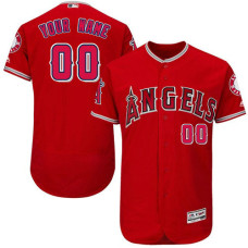 Custom Los Angeles Angels of Anaheim Red Alternate Flexbase Authentic Collection Jersey