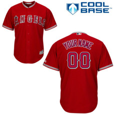 Custom Los Angeles Angels of Anaheim Replica Red Alternate Cool Base Jersey