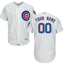 Custom Chicago Cubs White Flexbase Authentic Collection Jersey