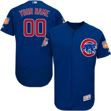 Custom Chicago Cubs Royal Blue Flexbase Authentic Collection Jersey