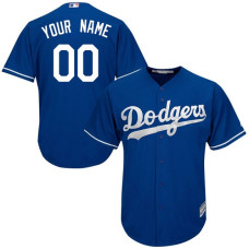 Custom Los Angeles Dodgers Replica Royal Blue Alternate Cool Base Jersey
