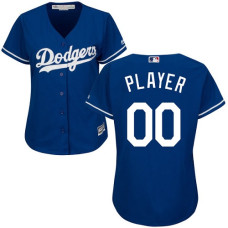 Women's Custom Los Angeles Dodgers Authentic Royal Blue Alternate Cool Base Jersey