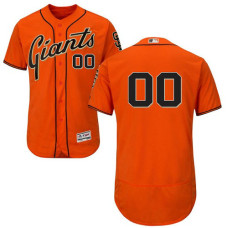 Custom San Francisco Giants Orange Flexbase Authentic Collection Jersey