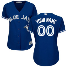 Women's Custom Toronto Blue Jays Authentic Blue Alternate Jersey