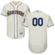 Custom Seattle Mariners Cream Flexbase Authentic Collection Jersey