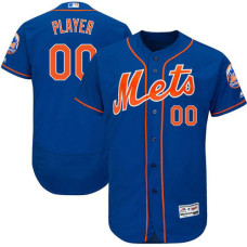 Custom New York Mets Royal Blue Flexbase Authentic Collection Jersey