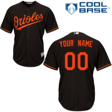 Custom Baltimore Orioles Authentic Black Alternate Cool Base Jersey
