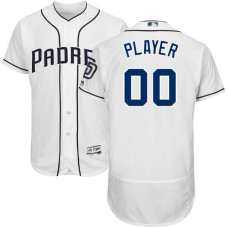 Custom San Diego Padres White Flexbase Authentic Collection Jersey