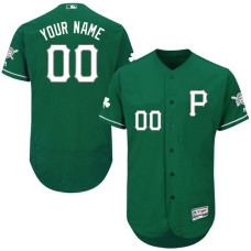 Custom Pittsburgh Pirates Green Celtic Flexbase Authentic Collection Jersey