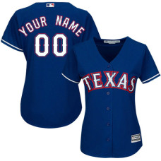 Women's Custom Texas Rangers Authentic Royal Blue Alternate 2 Cool Base Jersey