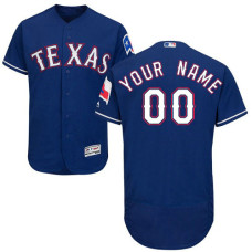 Custom Texas Rangers Royal Blue Flexbase Authentic Collection Jersey