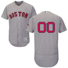 Custom Boston Red Sox Grey Flexbase Authentic Collection Jersey