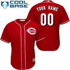 Youth Custom Cincinnati Reds Authentic Red Alternate Cool Base Jersey