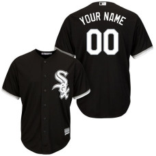 Youth Custom Chicago White Sox Authentic Black Alternate Home Cool Base Jersey
