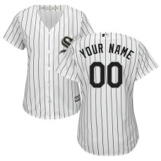 Women's Custom Chicago White Sox Authentic White Home Cool Base Jersey