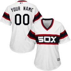 Women's Custom Chicago White Sox Authentic White 2013 Alternate Home Cool Base Jersey