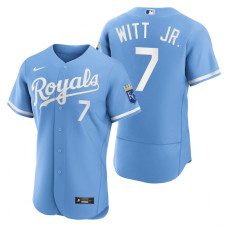 Kansas City Royals Bobby Witt Jr. Light Blue 2022 Authentic Alternate Jersey