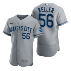 Kansas City Royals Brad Keller Gray 2022 Authentic Jersey