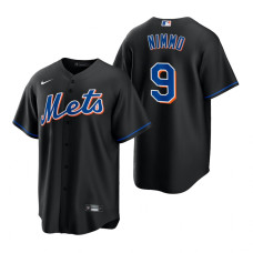 New York Mets Brandon Nimmo Nike Black 2022 Replica Alternate Jersey