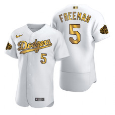 Freddie Freeman Los Angeles Dodgers White Gold 2022 MLB All-Star Game Jersey