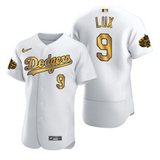 Gavin Lux Los Angeles Dodgers White Gold 2022 MLB All-Star Game Jersey